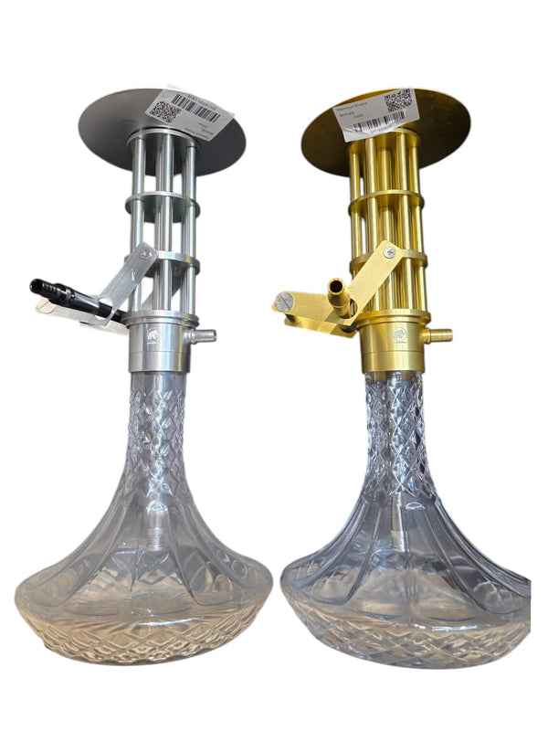 Coco Mammut Unique Design Silver Shi Carver Hookah with handle