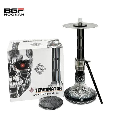 Black Terminator Slide-System Blow off Hookah Shisha Smoking Set