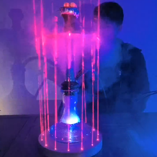 Wood Laser under the Shisha Base