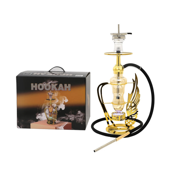 Single-Sided Wing SHISHA Set Stainless Steel