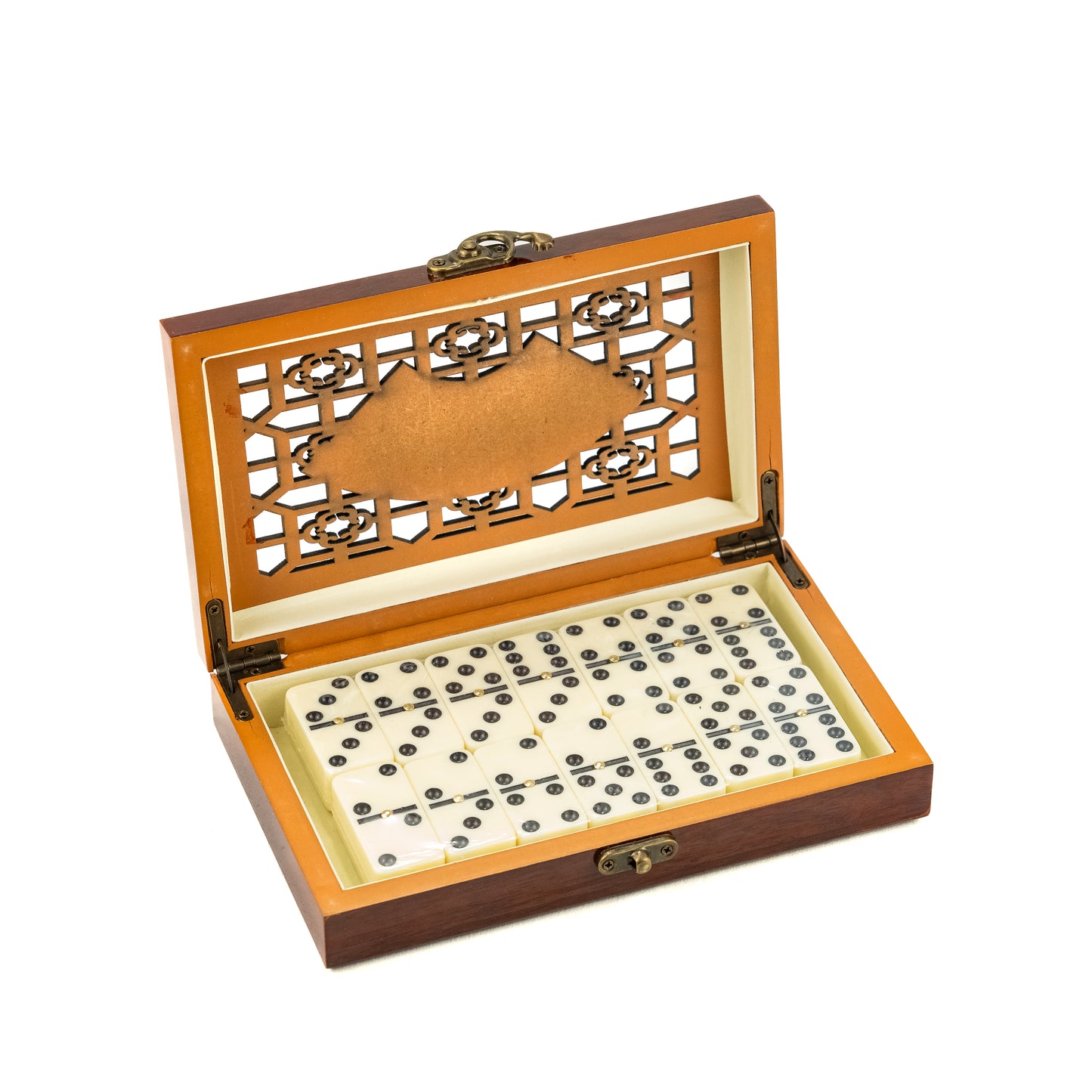 Classic Dominoes Dice Set 28 Pcs with Wooden Case AC6