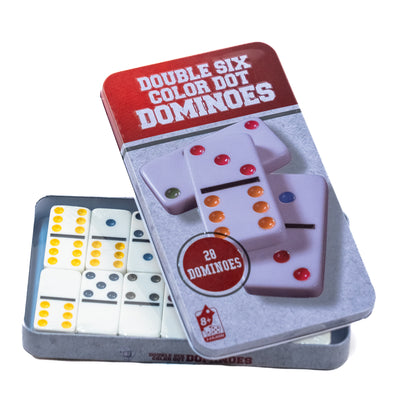 Double six Color Dot Dominoes 28 pcs AC45