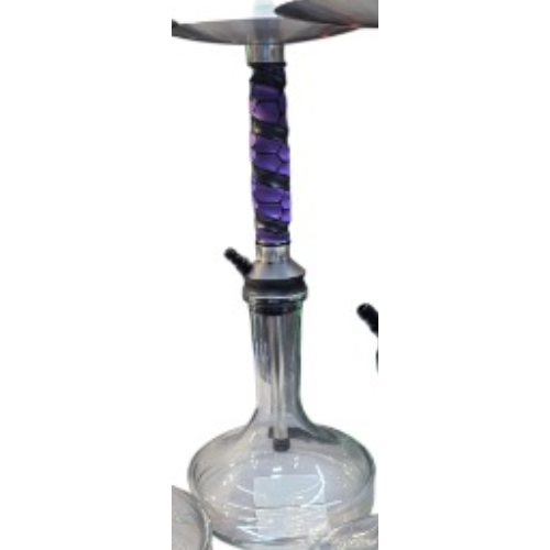 stainless steel shisha with colourful arm