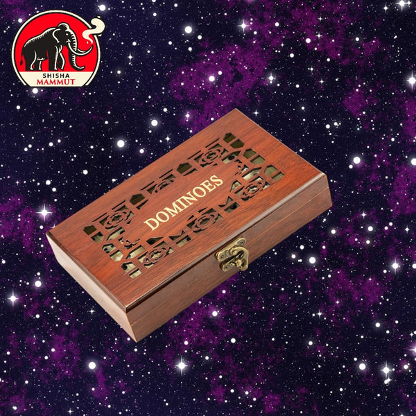 Classic Dominoes Dice Set 28 Pcs with Wooden Case