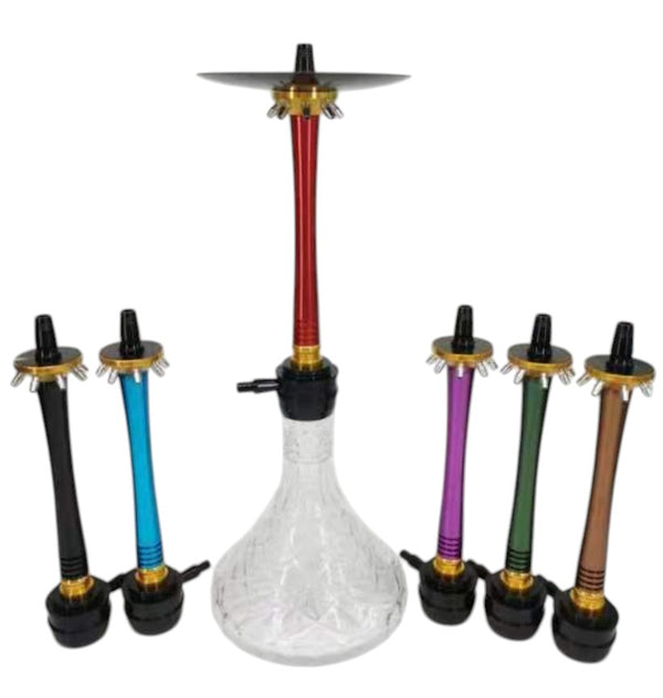 German Style Hookah with frosted Glass